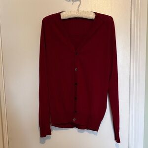 Kangra 100% merino fine wool cardigan - size medium